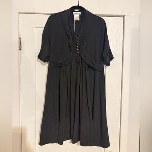 Sonia Rykiel Button Top Empire Waist Dress 38